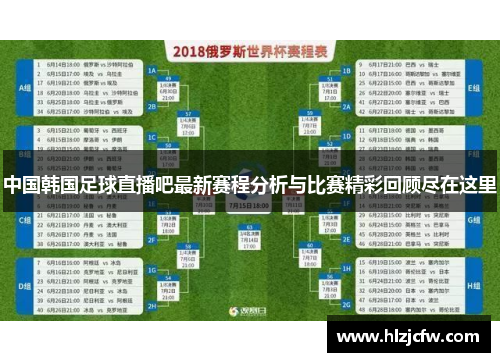 中国韩国足球直播吧最新赛程分析与比赛精彩回顾尽在这里